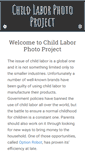 Mobile Screenshot of childlaborphotoproject.org