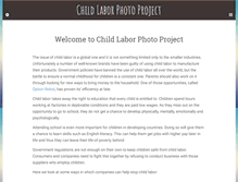 Tablet Screenshot of childlaborphotoproject.org